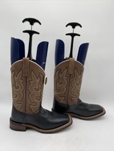 Laredo Men&#39;s Lodi Western Boots Brown/Black Size 7D - $84.14