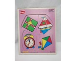 Vintage 1992 Playskool First Puzzle Fun Shapes 180-08 4 Pieces - $29.69