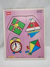 Vintage 1992 Playskool First Puzzle Fun Shapes 180-08 4 Pieces - $29.69