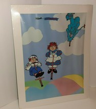 Raggedy Ann &amp; Andy Art Print Camel w/Wrinkled Knees Pogo 11&quot; X 14&quot; Vintage - £6.22 GBP