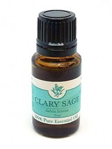 CLARY SAGE Essential Oil - 100% Pure Sweet Herbaceous Aromatherapy USA - £21.86 GBP