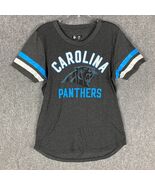 Carolina Panthers T-Shirt Women&#39;s Large NFL Team Apparel Polyester Blend L - $25.11 CAD