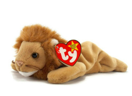 Ty Beanie Babies Roary the Lion 1996 Retired with Tag Errors - £99.90 GBP