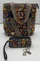 Vintage Sydney Love Hotels Travel Theme Tote Shoulder Handbag And Wristlet - £46.40 GBP