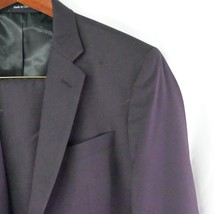 Egara 40L | 34x32 Purple Slim Fit 2 Btn Mens Career Formal Prom Suit - £62.90 GBP