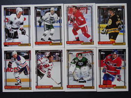 1992-93 Topps Ottawa Senators Team Set of 8 Hockey Cards - £1.96 GBP