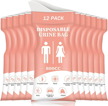 Disposable Urine Bag, 12/24 PCS Pee Bags for Travel for Women/Men, 800ML... - €16,06 EUR