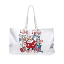 Personalised/Non-Personalised Weekender Bag, Santa&#39;s Favorite Dialysis Tech, Lar - £38.24 GBP