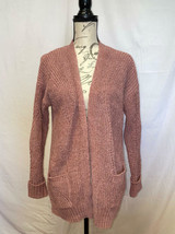 MSRP $49 Hippie Rose Chenille Cardigan Size Medium (TORN) - £8.95 GBP