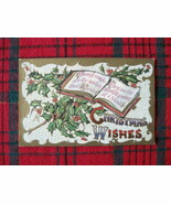 1900&#39;s Embossed Christmas Wishes Postcard - Antique Christmas Wishes Pos... - $9.99