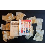 VTG 1964 McCalls Pattern 7480 Barbie&#39;s Little Sister Skipper Wardrobe Co... - $25.22