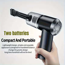 Compact Dual Battery Handheld Vacuum with Strong Suction Power - £11.84 GBP+