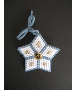 Plastic Canvas Star Tree Ornament - Handcrafted Holiday Ornament - Gift ... - $190.17 MXN