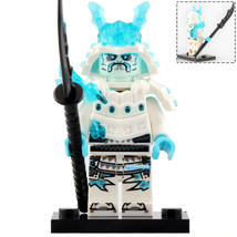 Zane Ice Emperor Ninjago Custom Printed Lego Compatible Minifigure Bricks - £2.35 GBP