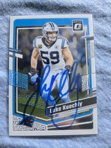 Luke Kuechly Authentic Hand Signed Football Card Autographed Carolina Pa... - $24.00