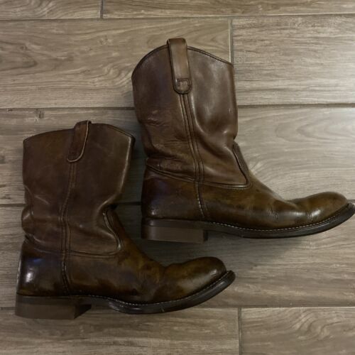 Primary image for Red Wing Brown Leather PECOS Style Work Western Boots USA Size 9.5