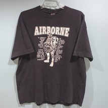 Vintage Army Airborne Paratrooper Sky Dive Soffe Choice Crewneck T Shirt... - $27.10