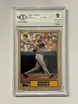 1987 Topps Barry Bonds #320 MINT 9 Beckett Graded - £27.94 GBP