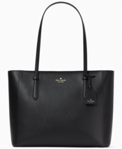 NWB Kate Spade Schuyler Black Saffiano Tote K7354 Charm $359 Retail Gift Bag Y - £104.34 GBP