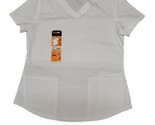 Scrubstar Women&#39;s Core Essentials V-Neck Scrub Top with Rounded Hem Whit... - $14.84