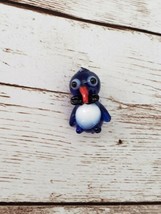 Handmade - Glass Blue Penguin Pendant (No Chain Included) - New - £7.97 GBP