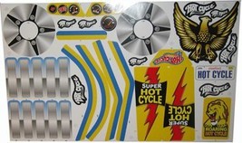 Set Of Decals for The Original Big Wheel HOT CYCLE, Original Replacement... - £33.86 GBP