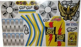 Set Of Decals for The Original Big Wheel HOT CYCLE, Original Replacement... - £34.16 GBP