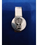 Vintage 925 Sterling Silver Leonore Doskow Tennis Rackets Money Clip  - €42,88 EUR