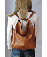Faux Leather Large Capacity Convertible Crossbody Bag  - Shoulder bags - £31.38 GBP