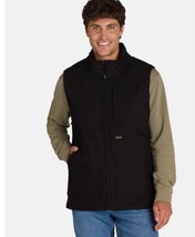 BRAHMA Canvas Vest Work Vest Size XL with Quilted Interior Black - $23.33