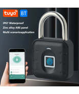 Keyless Fingerprint Lock with Tuya APP Smart Padlock Waterproof Door Loc... - $166.19 MXN+