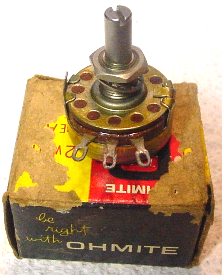 1 NOS TYPE AB 3/4&quot; Extend Shaft 2 W 0.1 Meg RV4NATS104A - $8.86