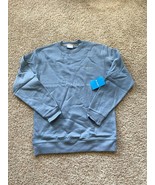 BNWT Columbia Men&#39;s Hart Mountain II Crew Sweatshirt, Size M, Light Blue - $33.95 CAD