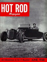 Ed Iskenderian / Hot Rod Magazine June 1948 Metal Sign - £31.62 GBP