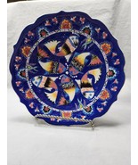 Turkish Birlik Cini Handmade Hand Painted Kütahya Ceramic Art Fish Plate... - £32.76 GBP