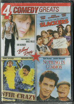 4 Comedy Greats:Nothing In Common/Blind Date/Stir Crazy/Slackers sealed DVD - £16.41 GBP