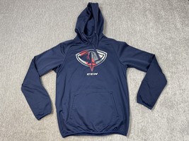 South Carolina StingRays Hoodie Mens Small Blue CCM Hockey Pullover Jack... - $29.69