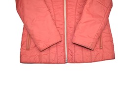 Vintage White Stag Puffer Jacket Womens M Retro Ski Nylon Insulated Full Zip - £34.75 GBP