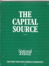 The Capital Source Fall 1993 (National Journal) the Who&#39;s Who, What, Whe... - £13.30 GBP