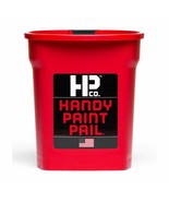 1 qt. Red Paint Pail with Strap and Brush Magnet - $31.65 CAD