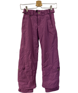 Body Glove Girls Size 8 Waterproof Nylon Ski Pants Purple Cargo Style - $27.06 CAD