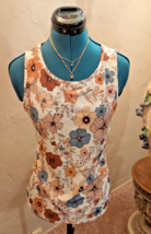 womens floral sleeveless size small - $11.78