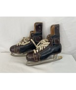 Dunnes Special Hockey Vintage Canada Steel Shank Decorative Ice Skates - £30.86 GBP