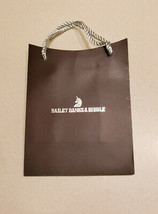 Bailey Banks &amp; Biddle Brown &amp; Silver 7 1/2&quot; x 10&quot; Paper Shopping Gift Bag - £3.85 GBP