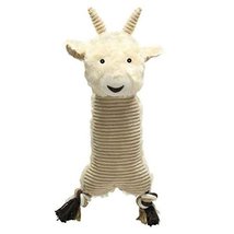 Zanies Farm Folks Dog Toy Soft Corduroy Squeak Toys - Cow Rabbit Sheep Or All 3  - £10.54 GBP