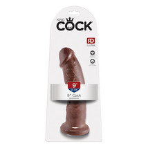 Pipedream King Cock 9 in. Cock Realistic Dildo With Suction Cup Brown - £37.13 GBP