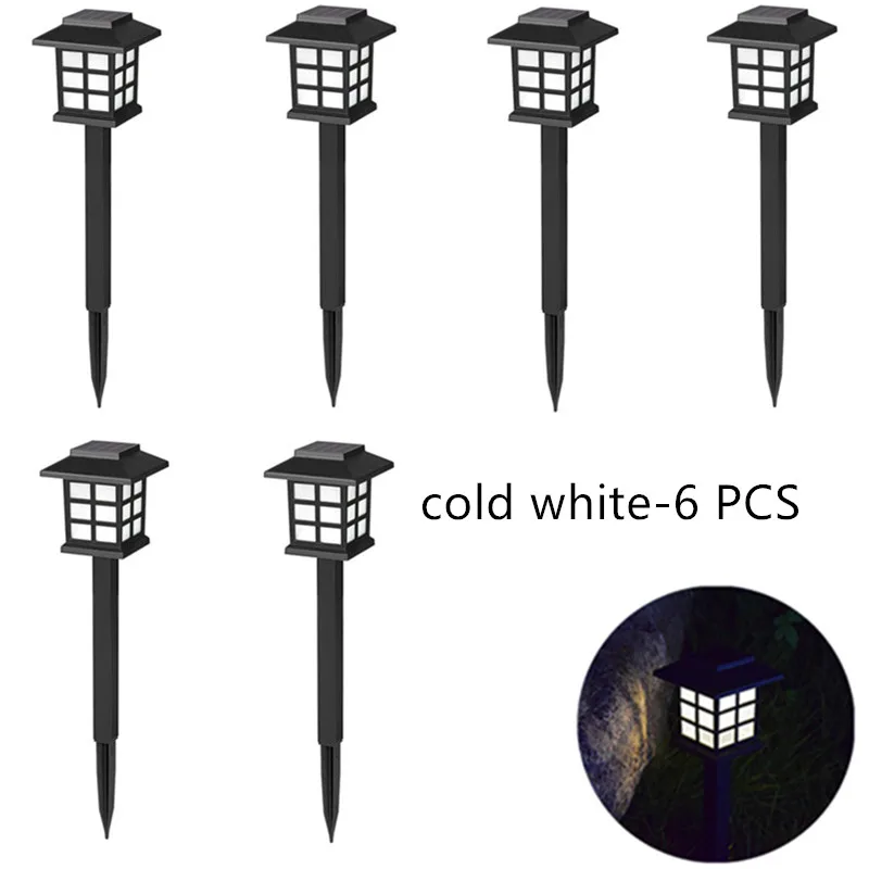 6 PCS Solar Pathway Lights Waterproof Outdoor Led Christmas Solar Lamp for Garde - £218.51 GBP