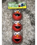 Sesame Street Elmo Plastic Treat Container Easter Egg 3 Pack 2011 NEW NWT - £4.03 GBP