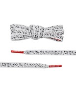 White Cement Laces with Red Plastic Tips by Loop King Laces - $247.47 MXN+