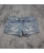 American Eagle Shorts Womens XS Blue Denim Flat Front Jeans Pockets Mini... - £20.49 GBP